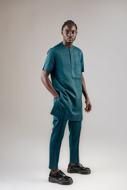Teal Kaftan