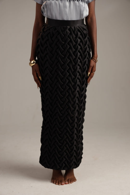 Nacellia Black Skirt