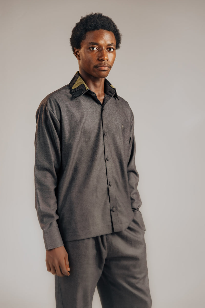 Slate Contrast Collar